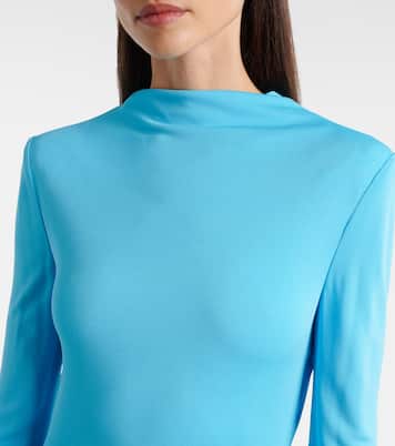 Open-back crêpe jersey gown | Tom Ford