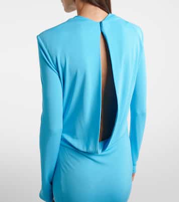 Open-back crêpe jersey gown | Tom Ford