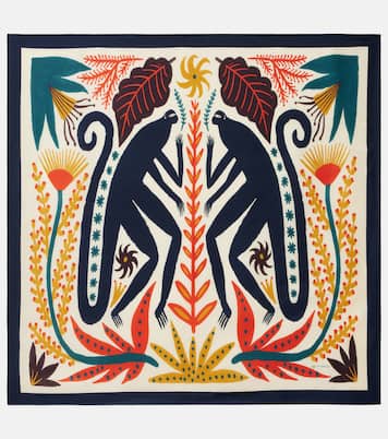 Printed silk twill scarf | Etro