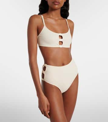 Cycle cutout mid-rise bikini bottoms  | Eres