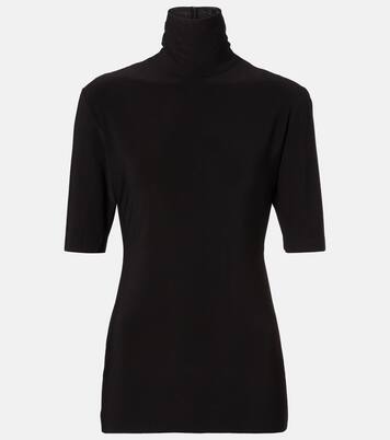 Jersey turtleneck top | Norma Kamali