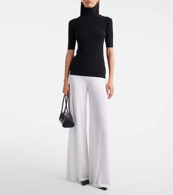 Jersey turtleneck top | Norma Kamali