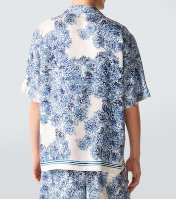 Couture Seam silk twill bowling shirt | Givenchy
