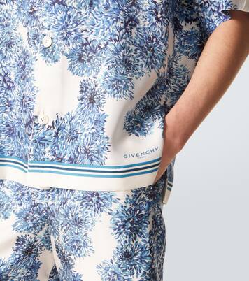 Couture Seam silk twill bowling shirt | Givenchy