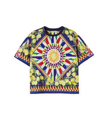 Camiseta Carretto de jersey de algodón | Dolce&Gabbana Kids