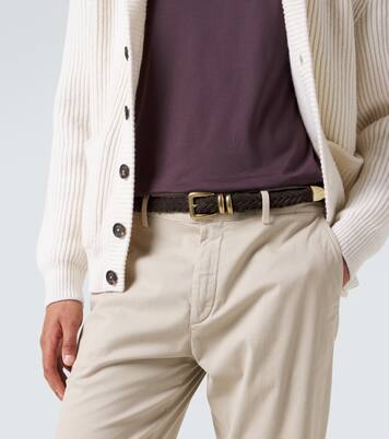 Braided suede belt | Eleventy