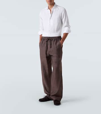 Antonio long-sleeved linen shirt | Frescobol Carioca