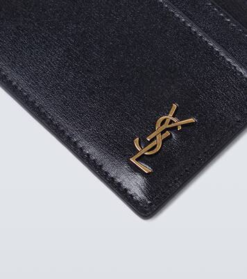 Tiny Cassandre leather card holder | Saint Laurent