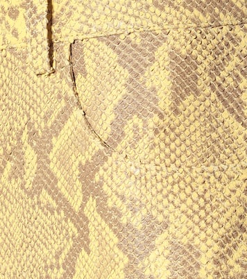 High-Rise-Hose aus Leder | Common Leisure