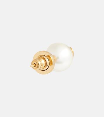 VLogo faux pearl earrings | Valentino