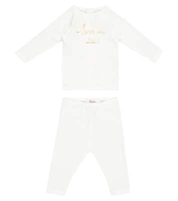 Baby棉质上衣和裤装套装 | Bonpoint