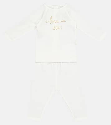 Baby棉质上衣和裤装套装 | Bonpoint
