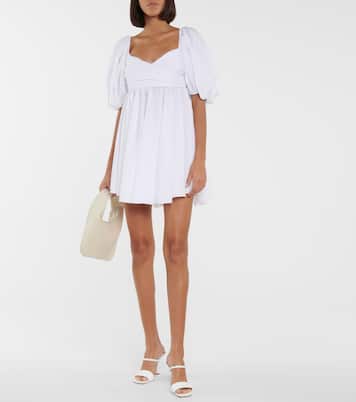 Miniabito Brie in popeline di misto cotone | Caroline Constas