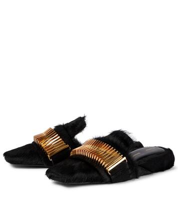 Slippers Quad Coil in pelliccia | Proenza Schouler