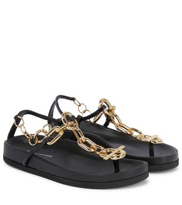 Sandalen XL Link aus Leder | Rabanne