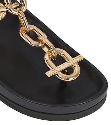 Sandalen XL Link aus Leder | Rabanne