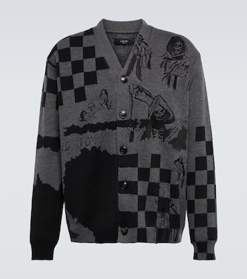 Cardigan Sketch en laine mélangée | Amiri