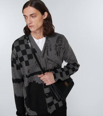 Cardigan Sketch en laine mélangée | Amiri