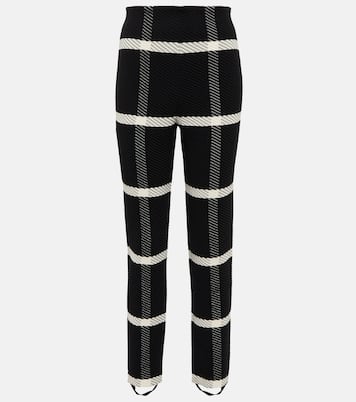Leggings en mezcla de lana a cuadros | Alaïa