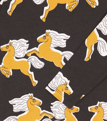 Printed cotton-blend top | Mini Rodini