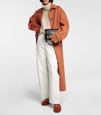 Embellished shearling loafers | Tod's