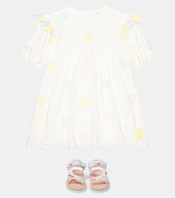 Embroidered cotton dress | Stella McCartney Kids