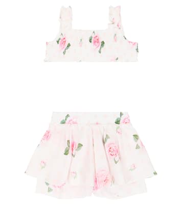 Baby Set aus Top und Shorts | Monnalisa