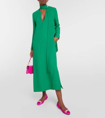 Parisina embellished satin ballet flats | Aquazzura