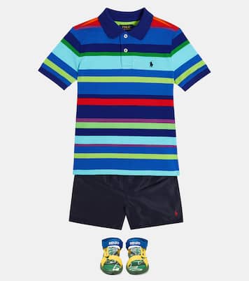 Striped cotton polo shirt | Polo Ralph Lauren Kids