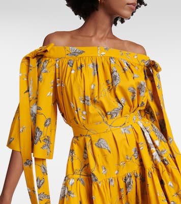 Bedrucktes Maxikleid aus Baumwolle | Erdem