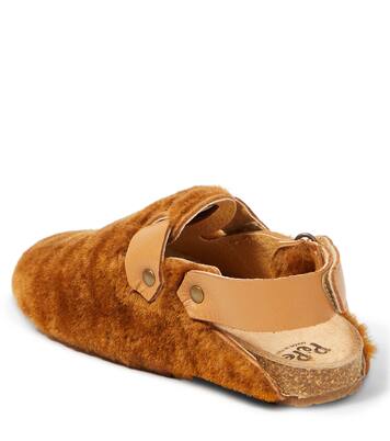 Lucio slingback shearling clogs | PèPè