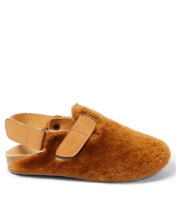 Lucio slingback shearling clogs | PèPè