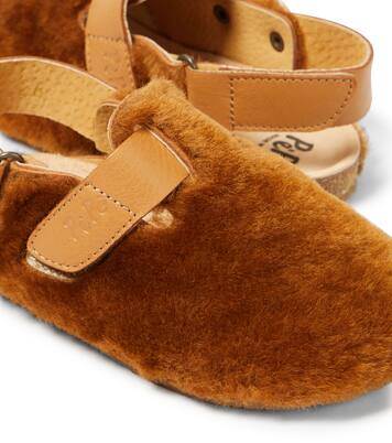 Lucio slingback shearling clogs | PèPè