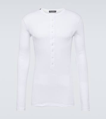 Camiseta con botones Re-Edition | Dolce&Gabbana