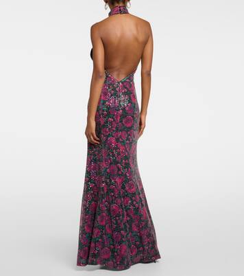 Maxikleid mit Pailletten | Rotate