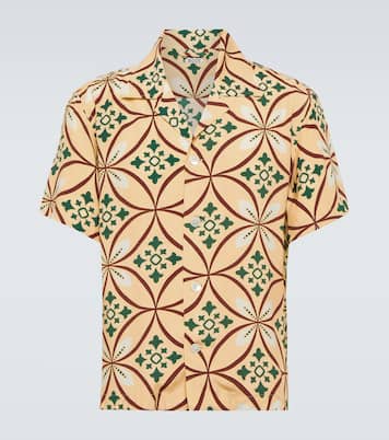 Greer printed bowling shirt | Bode