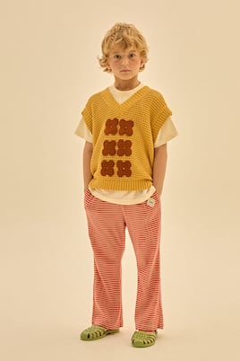 Chaleco Fruit de algodón en intarsia | Jellymallow