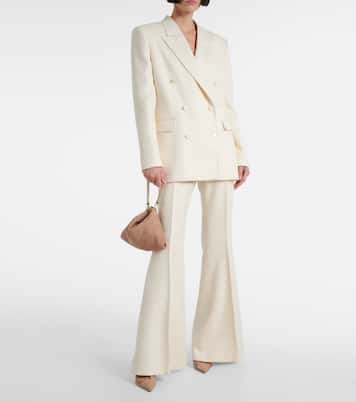 Blazer cruzado Gavin de seda y lana | Gabriela Hearst