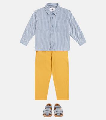 Cotton-blend straight pants | Il Gufo