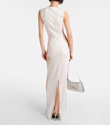 x Katerina Jebb – Robe longue imprimée | Acne Studios