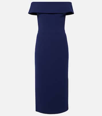 Abito midi Amore in crêpe | Rebecca Vallance