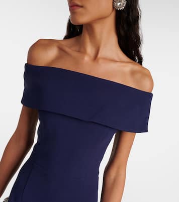 Abito midi Amore in crêpe | Rebecca Vallance