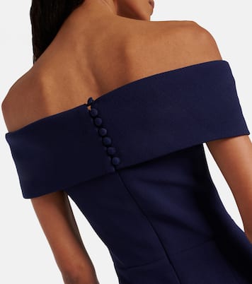 Abito midi Amore in crêpe | Rebecca Vallance