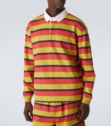 Rec striped cotton polo shirt | Bode