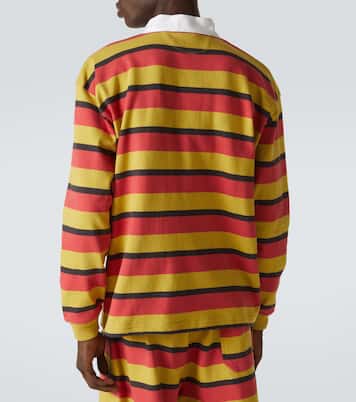 Rec striped cotton polo shirt | Bode