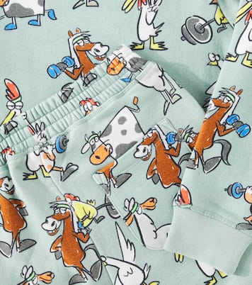 Printed cotton sweatshirt and sweatpants set | Stella McCartney Kids