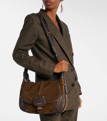 Schultertasche Sierra aus Veloursleder und Leder | Isabel Marant