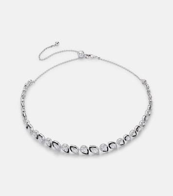 Choker Autumn en or blanc 18 ct et diamants | Kamyen