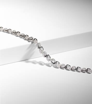 Choker Autumn en or blanc 18 ct et diamants | Kamyen