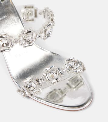 Just Jewel 85 embellished PVC mules | Christian Louboutin